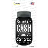 Cash And Cornbread Black Novelty Mason Jar Sticker Decal