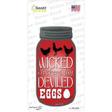 Wicked Chicken Deviled Eggs Novelty Mason Jar Sticker Decal Small