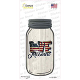 Love Missouri Silhouette Novelty Mason Jar Sticker Decal Small