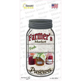 Preserves Farmers Market Novelty Mason Jar Sticker Decal Small