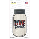 Love Vermont Silhouette Novelty Mason Jar Sticker Decal Small