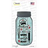 Baking Work Of Heart Novelty Mason Jar Sticker Decal Small