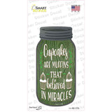 Cupcakes Miracle Muffins Novelty Mason Jar Sticker Decal Small