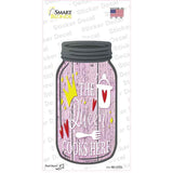 Queen Cooks Here Novelty Mason Jar Sticker Decal Small