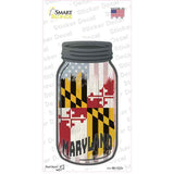 Maryland | USA Flag Novelty Mason Jar Sticker Decal Small