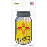 New Mexico | USA Flag Novelty Mason Jar Sticker Decal Small