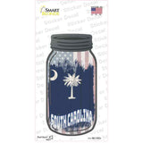 South Carolina | USA Flag Novelty Mason Jar Sticker Decal Small