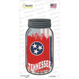 Tennessee | USA Flag Novelty Mason Jar Sticker Decal Small