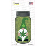 Weed Gnome Novelty Mason Jar Sticker Decal Small