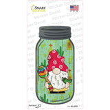 Gnome With Maracca Novelty Mason Jar Sticker Decal Small