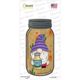 Gnome With Tequila Novelty Mason Jar Sticker Decal Small