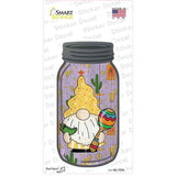 Gnome With Jalapeno Novelty Mason Jar Sticker Decal Small