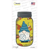 Gnome Playing Volleyball Novelty Mason Jar Sticker Decal Small