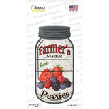 Berries Farmers Market Novelty Mason Jar Sticker Decal Small