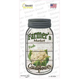 Cauliflower Farmers Market Novelty Mason Jar Sticker Decal Small