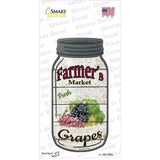 Grapes Farmers Market Novelty Mason Jar Sticker Decal Small