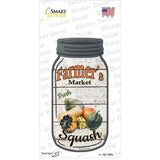 Squash Farmers Market Novelty Mason Jar Sticker Decal Small