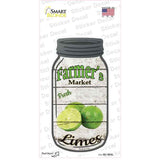 Limes Farmers Market Novelty Mason Jar Sticker Decal Small