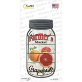 Graprefruits Farmers Market Novelty Mason Jar Sticker Decal Small