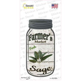 Sage Farmers Market Novelty Mason Jar Sticker Decal Small