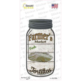 Tortillas Farmers Market Novelty Mason Jar Sticker Decal Small