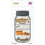 Breads Farmers Market Novelty Mason Jar Sticker Decal Small