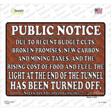Light At The End Novelty Rectangle Sticker Decal