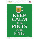 Pints Novelty Rectangle Sticker Decal Small