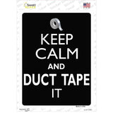 Keep Calm & Duct Tape It Novelty Rectangle Sticker Decal