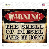 The Smell Of Diesel Novelty Rectangle Sticker Decal Small