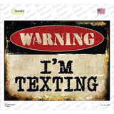 Im Texting Novelty Rectangle Sticker Decal Small