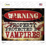 Vampires Novelty Rectangle Sticker Decal Small