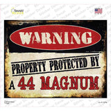 44 Magnum Novelty Rectangle Sticker Decal Small