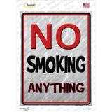 No Smoking Anything Novelty Rectangle Sticker Decal