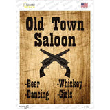 Old Town Saloon Novelty Rectangle Sticker Decal Small