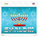 Shalom Novelty Rectangle Sticker Decal Small