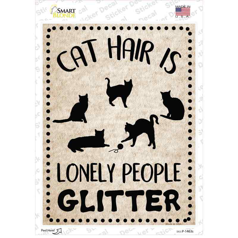 Lonely People Novelty Rectangle Sticker Decal