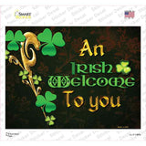 An Irish Welcome To You Novelty Rectangle Sticker Decal Small