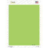 Lime Green Blank Novelty Rectangle Sticker Decal