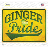 Ginger Pride Novelty Rectangle Sticker Decal Small