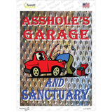 Garage And Sanctuarys Novelty Rectangle Sticker Decal