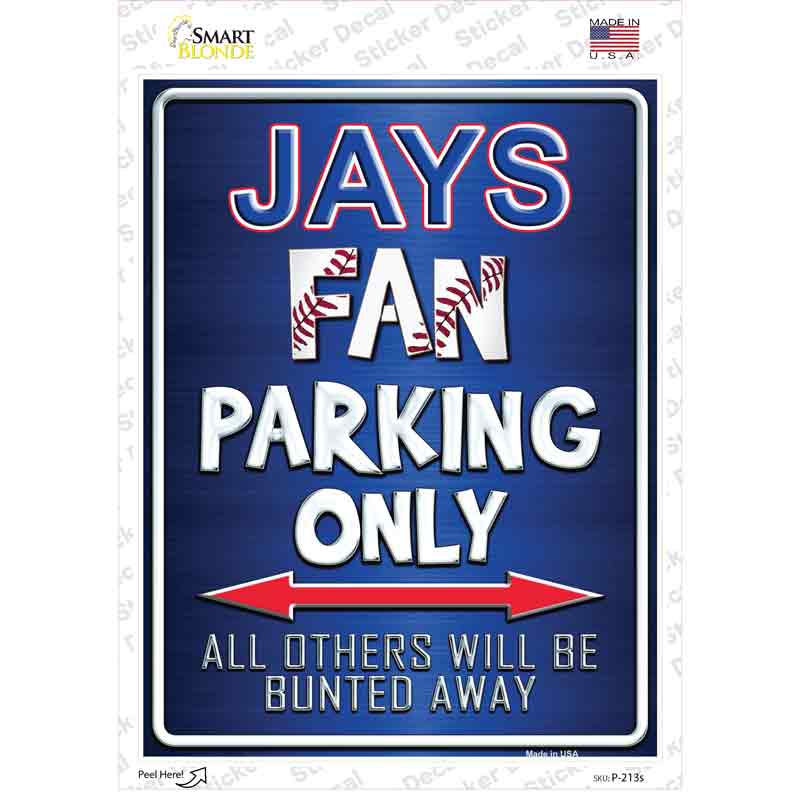 Jays Novelty Rectangle Sticker Decal Small