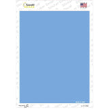 Solid Light Blue Novelty Rectangle Sticker Decal