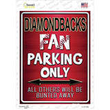 Diamondbacks Novelty Rectangle Sticker Decal