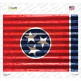 Tennessee Flag Novelty Rectangle Sticker Decal Small