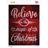 Magic of Christmas Novelty Rectangle Sticker Decal Small