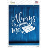 Kiss Me Goodnight Novelty Rectangular Sticker Decal