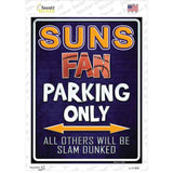 Suns Novelty Rectangle Sticker Decal