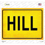 Hill Novelty Rectangle Sticker Decal