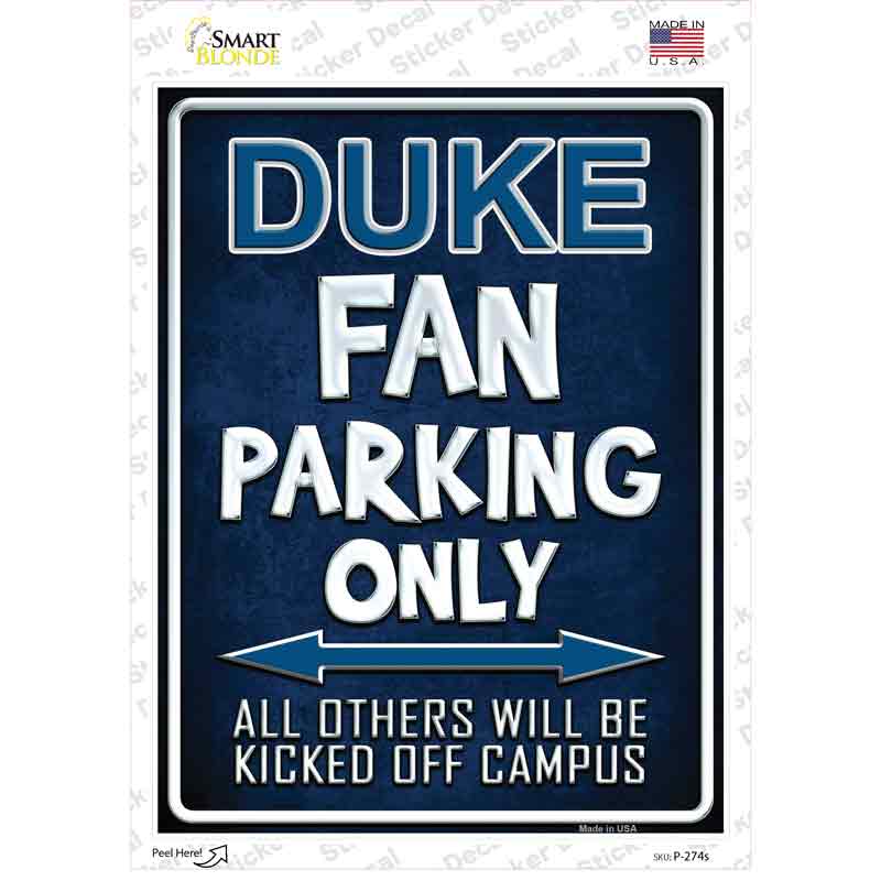 Duke Novelty Rectangle Sticker Decal